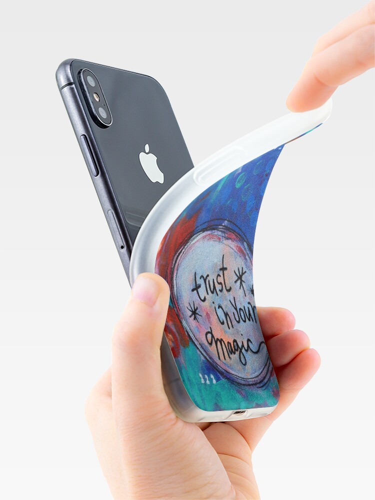 Vista alternativa de Funda y vinilo para iPhone Confía en tu magia
