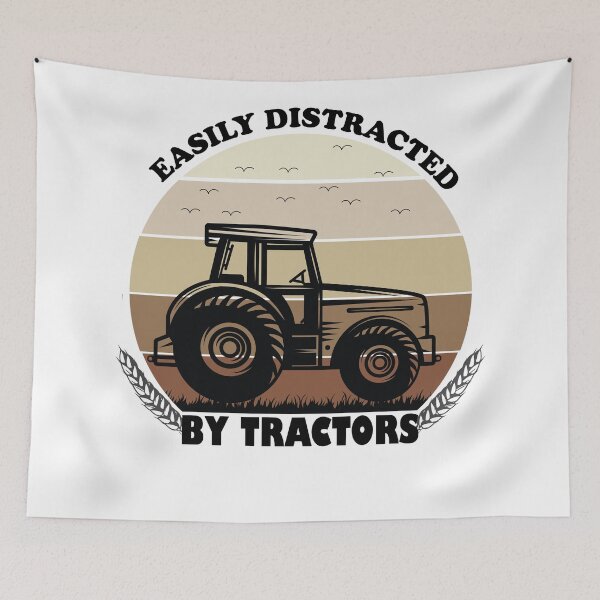 Item preview, Easily Distracted By Tractors designed and sold by YOUR SHOP.