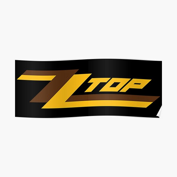 ZZ Top band logo Poster