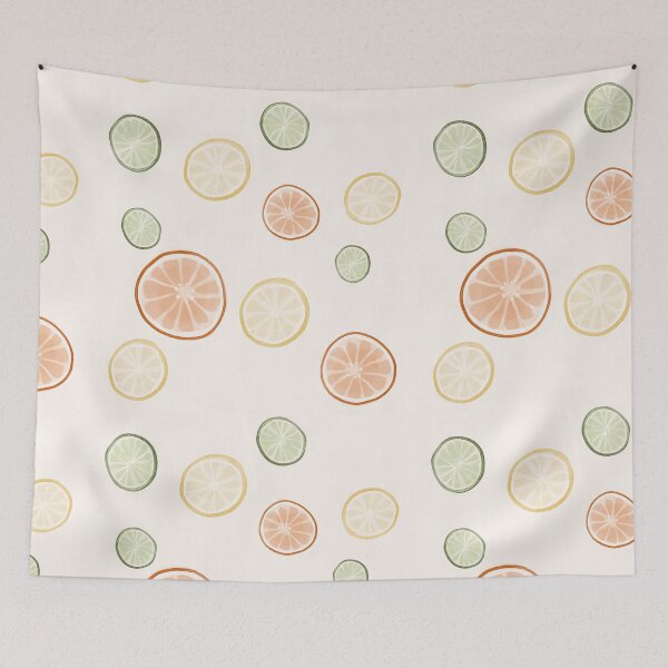 Item preview, Orange, Lime and Lemon Pattern designed and sold by Gallerisa.
