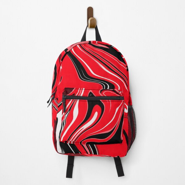 Item preview, Swirly Red and Black Marble Pattern designed and sold by WOW TeesAndThings.