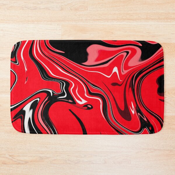 Item preview, Swirly Red and Black Marble Pattern designed and sold by WOW TeesAndThings.