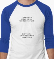 1964-1965 New York World's Fair 50th Anniversary Men's Baseball ¾ T-Shirt