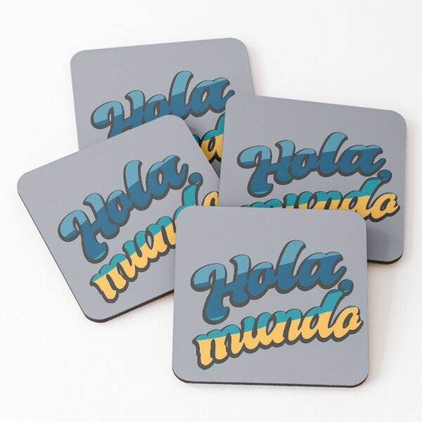 Item preview, Hello World - Blue Orange designed and sold by Chubuter.