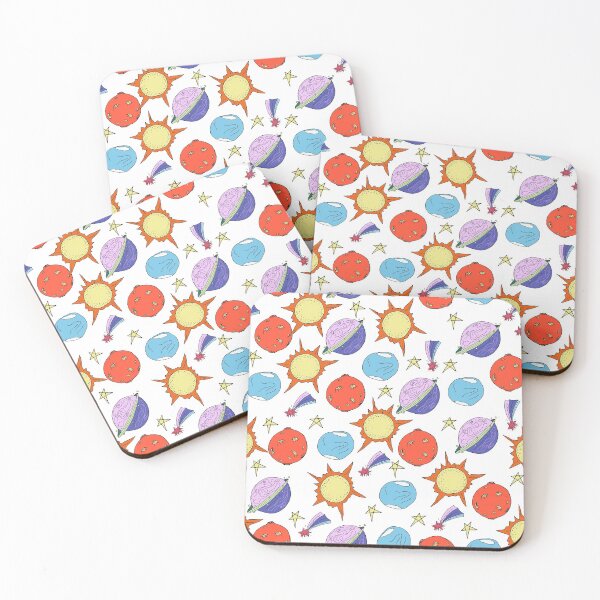 Item preview, Space seamless pattern with planets and stars  designed and sold by TrishaMcmillan.