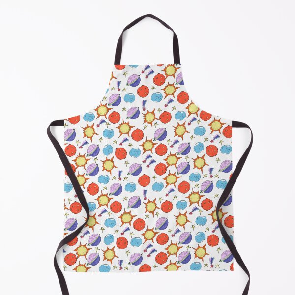 Item preview, Space seamless pattern with planets and stars designed and sold by TrishaMcmillan.