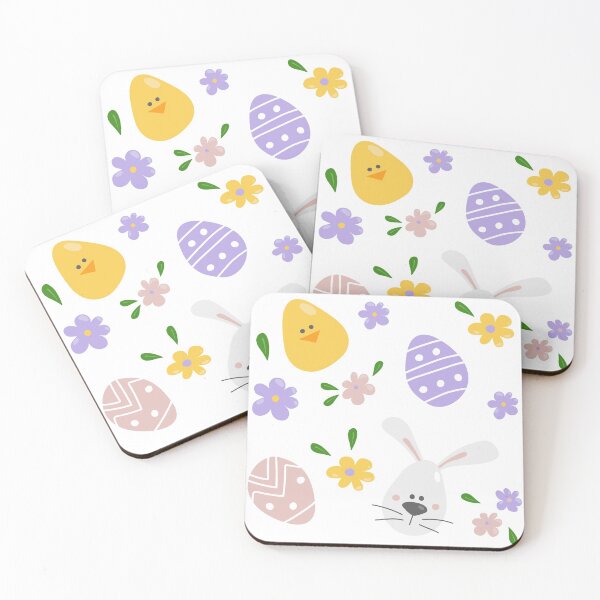 Item preview, Easter pattern with rabbit, chicken and eggs designed and sold by MarcinkuGreta.