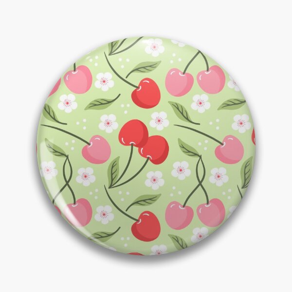 Item preview, Cherry on green background designed and sold by Irenajh87.