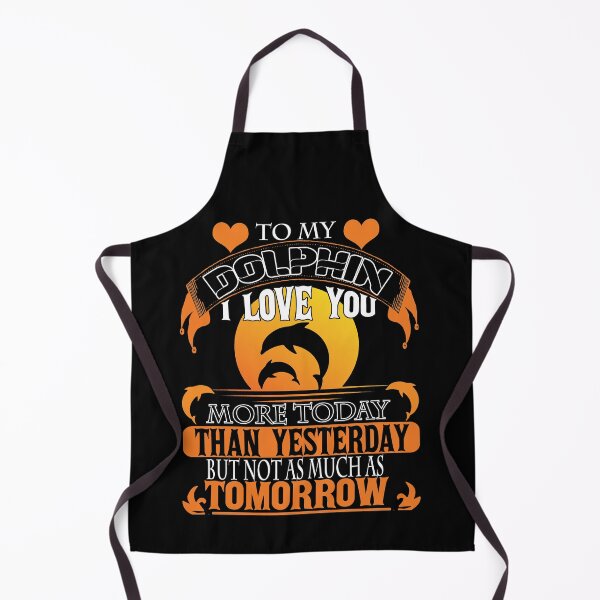 Item preview, Dolphin I Love You More Today Than Yesterday Shirt designed and sold by jvtee.