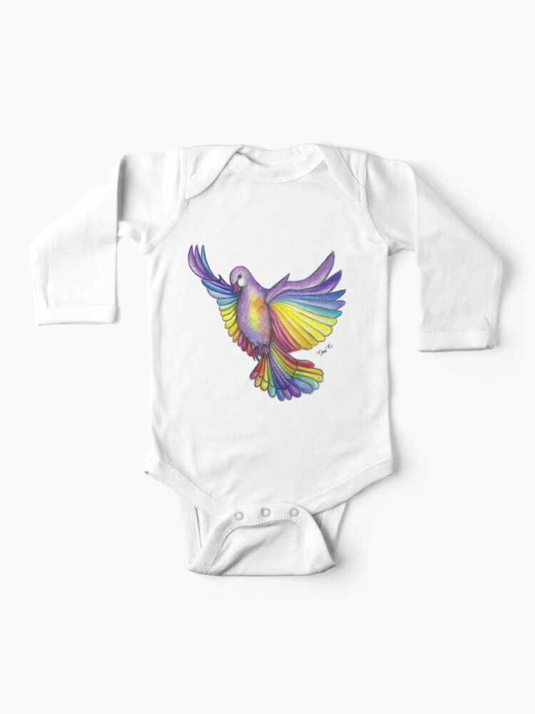 Rainbow Dove | Baby One-Piece