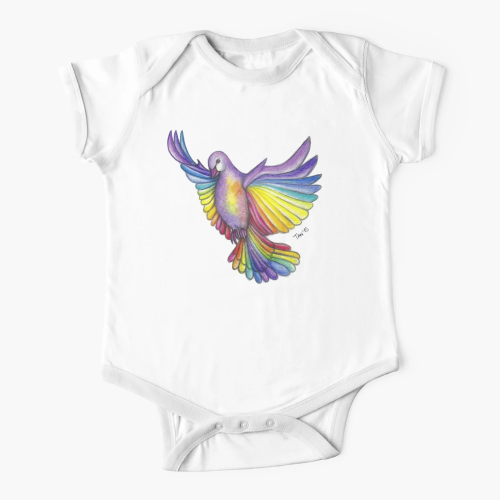 Rainbow Dove | Baby One-Piece