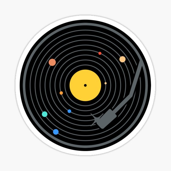 Solar System (Colour) Sticker