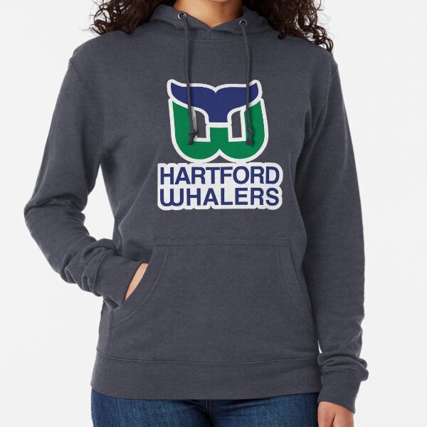 NHL Hartford Whalers Men's Vintage Lace-Up Fleece Hooded Sweatshirt - M