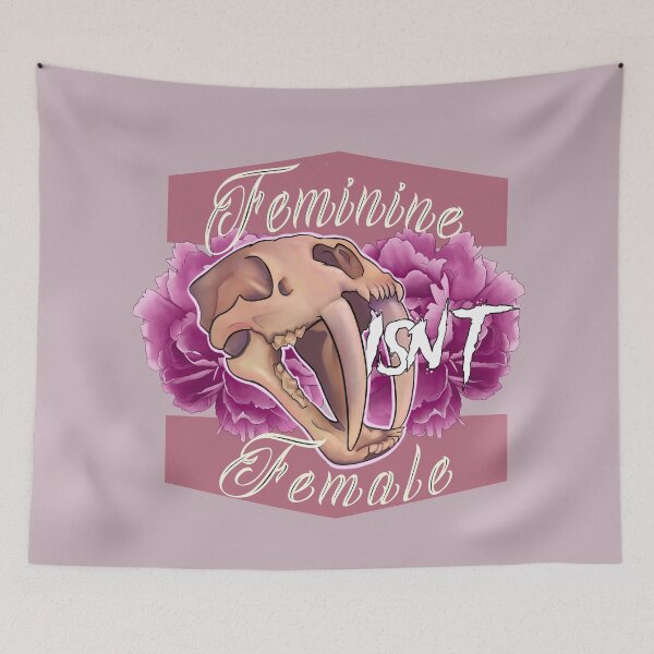 Item preview, Feminine isn’t female  designed and sold by TK-Moriartist.