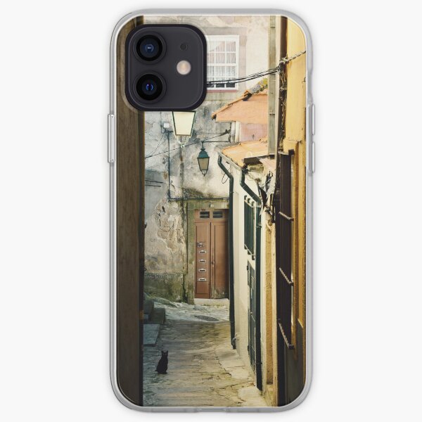 Black cat iPhone Soft Case