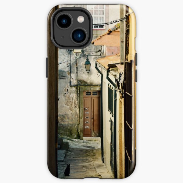 Black cat iPhone Tough Case