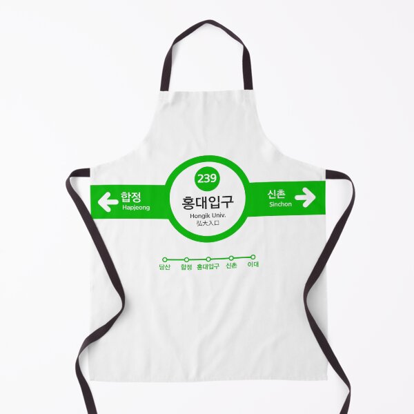 Item preview, Hongik University Station in Seoul designed and sold by withkorean.
