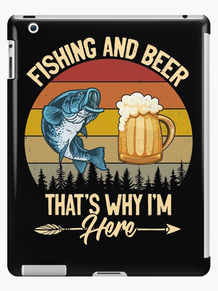 Fishing & Beer Funny Fisherman Angling Design - Fishing - Kids Hoodie