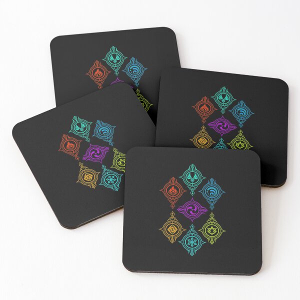 Item preview, Elements of World Genshin Impact designed and sold by Mathisberengar.