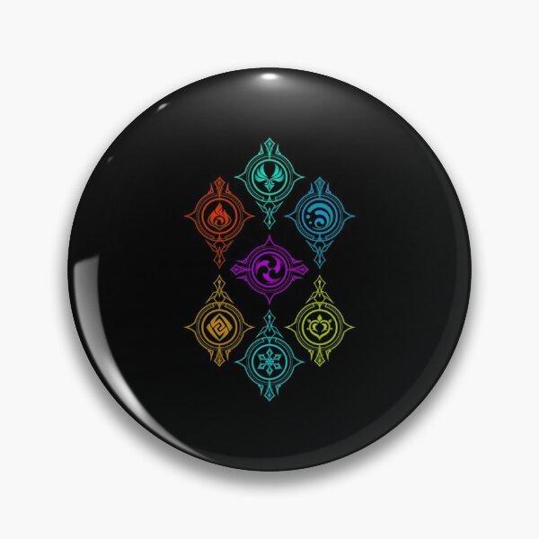 Item preview, Elements of World Genshin Impact designed and sold by Mathisberengar.