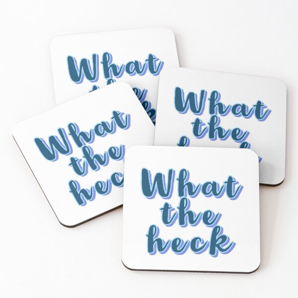 Item preview, WHAT THE HECK designed and sold by Happy  Soul Store.