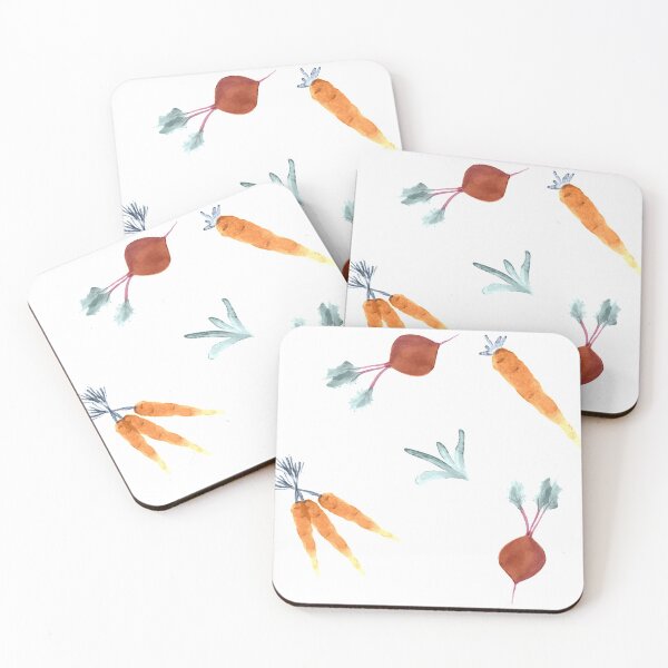 Item preview, Beets and Carrots Pattern designed and sold by Gallerisa.