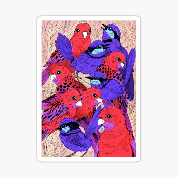 Purple Town Stickers Redbubble - rosella aesthetic hs roblox
