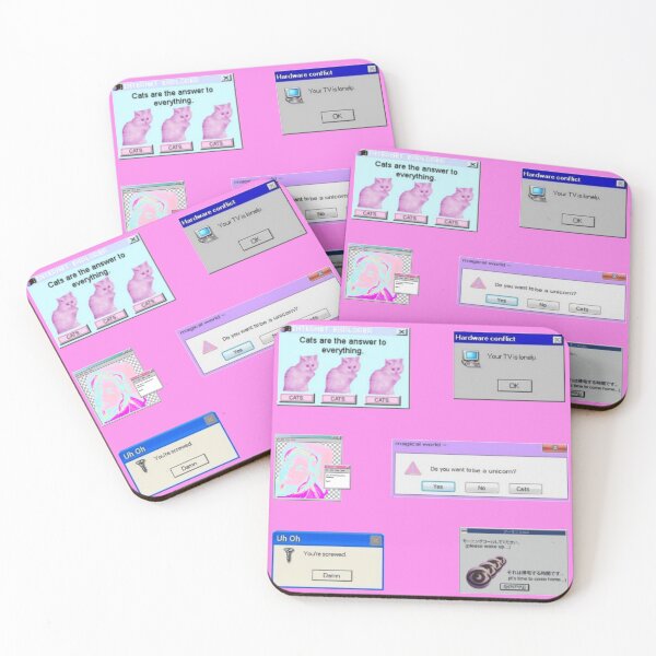 Item preview, Vaporwave Computer Windows Pack designed and sold by artsycore.