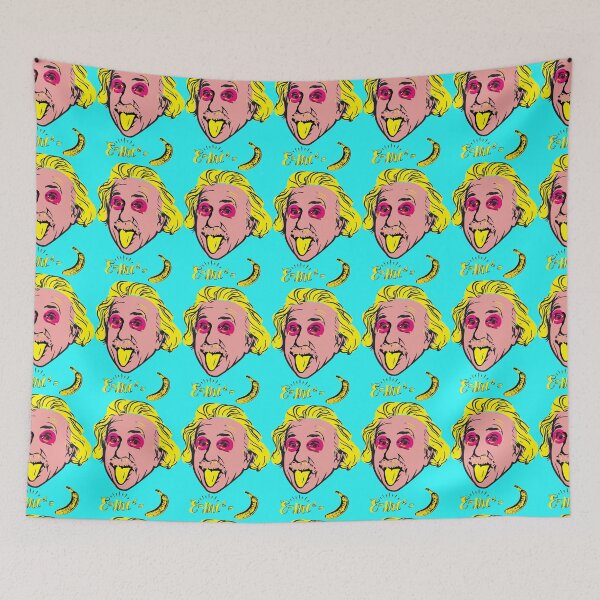 Item preview, Einstein Pop Art Pillow – A Bold Fusion of Genius and Creativity designed and sold by ZIKI VI.