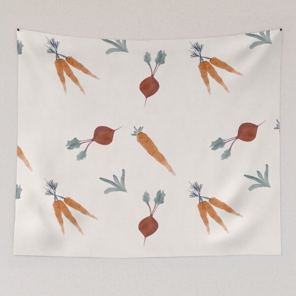 Item preview, Beets and Carrots Pattern II designed and sold by Gallerisa.