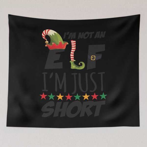 Item preview, I'm not an Elf I'm Just short - Funny Christmas festive tees designed and sold by PrintPress.