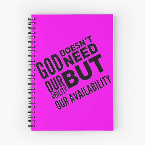 Item preview, God needs our availability designed and sold by Sandra Le Roux.