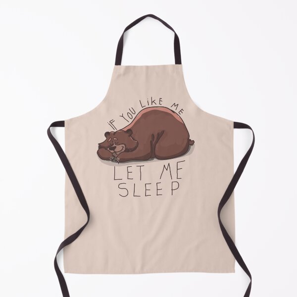 Item preview, Let Me Sleep Bear Cute Cozy Comfy Sleeping Quote designed and sold by sillyquestions.
