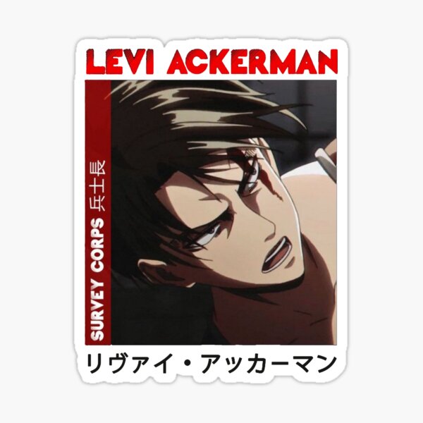 Captain Levi Stickers Redbubble