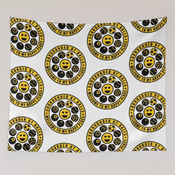 Item preview, Surrounded By Balls | Devoted Sport Fan designed and sold by GravitiTees.