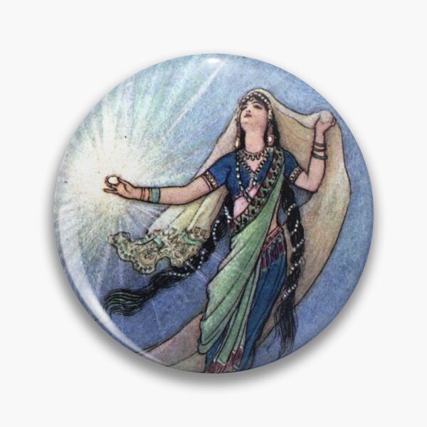 Item preview, Magical light from Tales from Bengal vintage illustration art  - Warwick Goble designed and sold by Vintage Designs +.