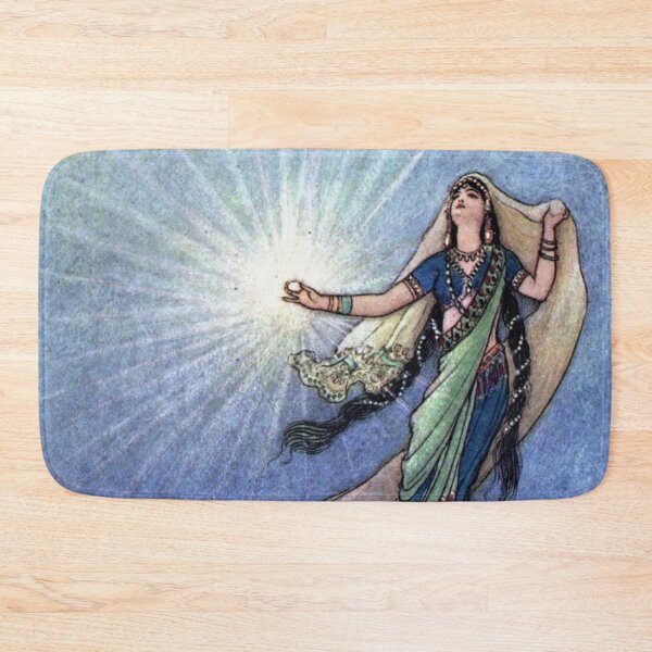 Item preview, Magical light from Tales from Bengal vintage illustration art  - Warwick Goble designed and sold by Vintage Designs +.