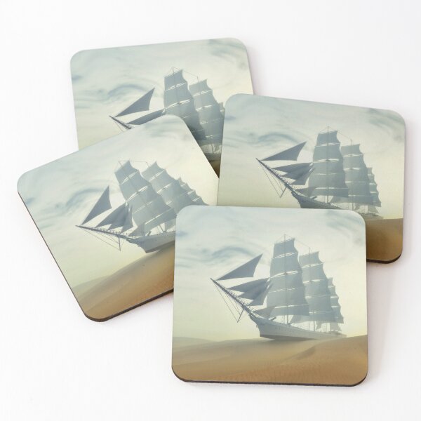 Item preview, sailboat in the desert  designed and sold by Mike Kiev art.