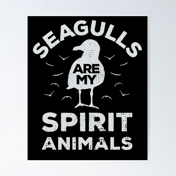 Item preview, Seagulls Bird Lover Vintage Retro Marine Biologist designed and sold by JokeGysen.