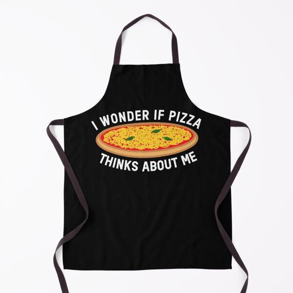 Item preview, I WOnder if Pizza Thinks About Me Funny Pizza Lover Quote designed and sold by sillyquestions.