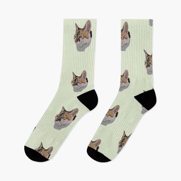 Item preview, Peanut The Tricolor Cat designed and sold by MotherOfSloths.