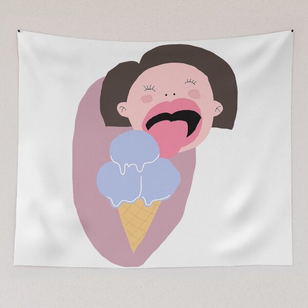 Item preview, Girl with Pink Cheeks designed and sold by NinaMilivojevic.