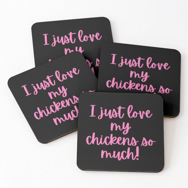 Item preview, I Just Love My Chickens So Much! designed and sold by Cluckin' Mad.