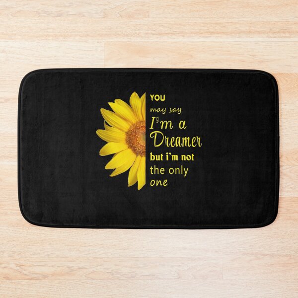 Item preview, Dreamer.. sunflower quote ..graphics print designed and sold by Peace-of-mind.