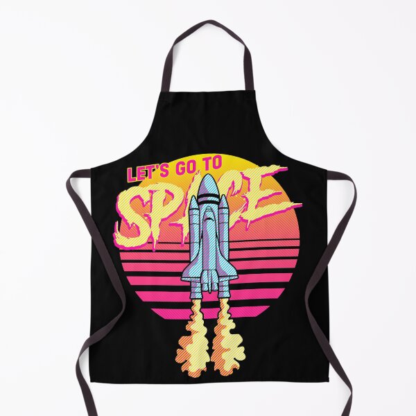 Item preview, Retro Let's Go To Space designed and sold by predatorart93.