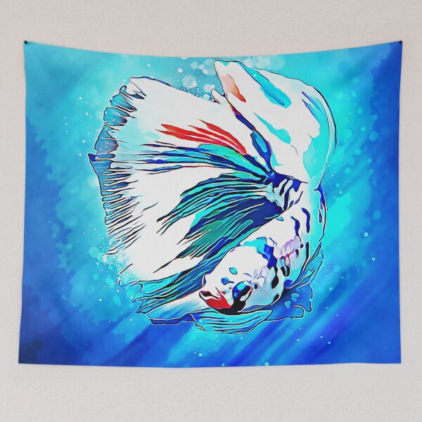 Item preview, Blue Betta Fish designed and sold by GFishy.