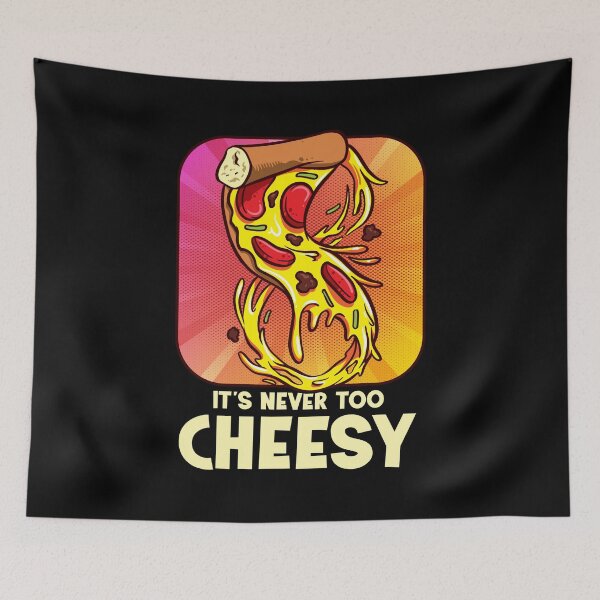 Item preview, Cheesy pizza cheese filled crust pepperoni topping designed and sold by FalkDania.