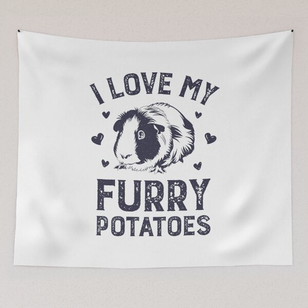 Item preview, I Love My Furry Potatoes Funny Guinea Pigs Lover designed and sold by CallumDavis31.