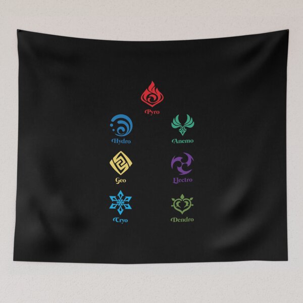 Item preview, Archon Elements Genshin Impact designed and sold by Mathisberengar.