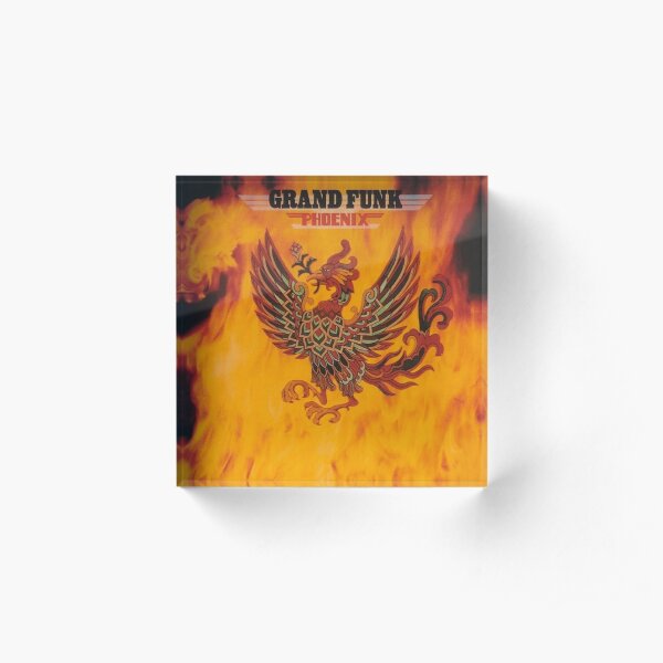 Grand Funk Railroad - Phoenix. Acrylic Block